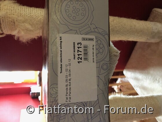 Karton E-Satz Fiat Panda