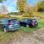 zwei Tipos im Herbst