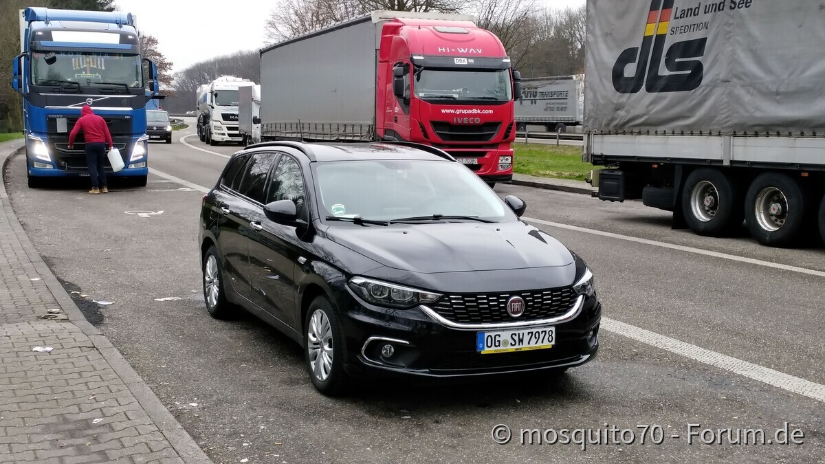Susis "Turbo" auf der heutigen Reise nach Bochum