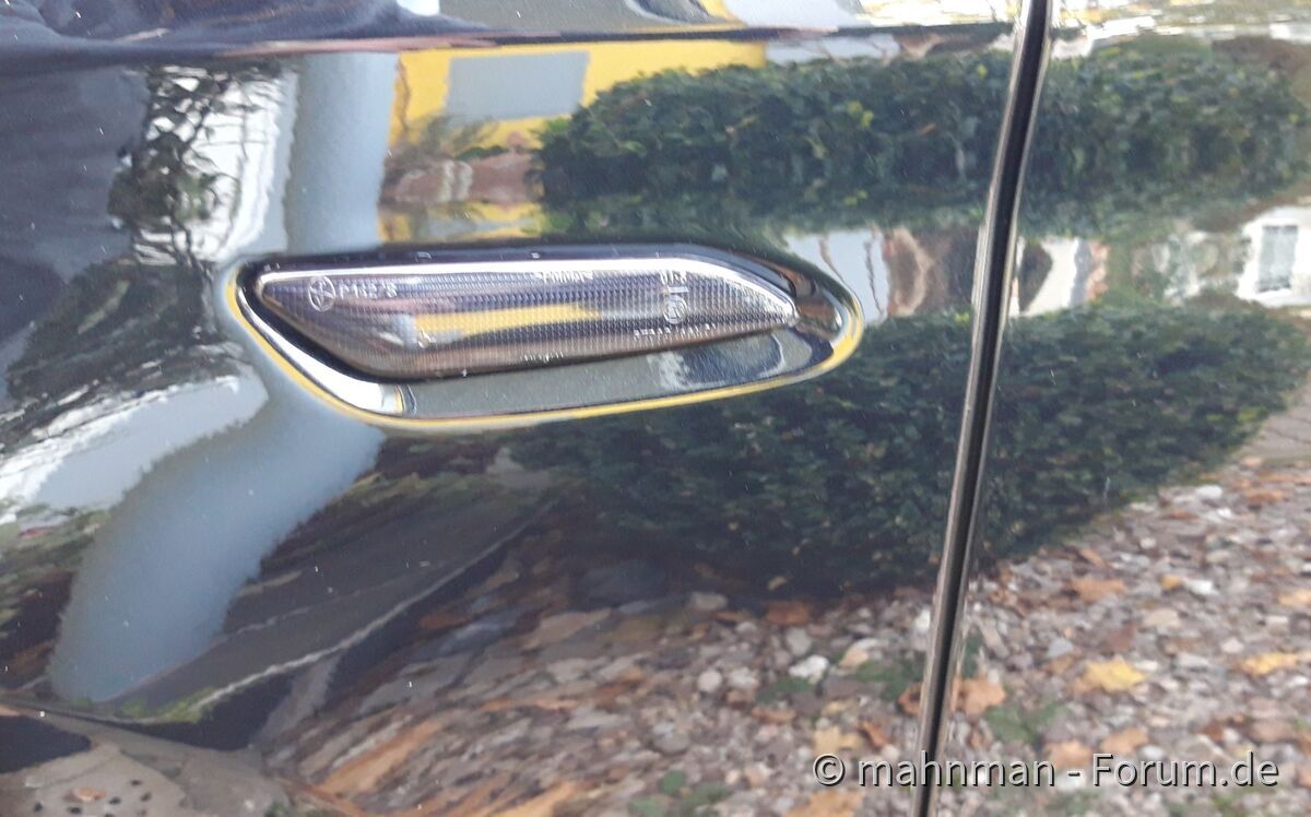 Schwarze Seitenblinker...