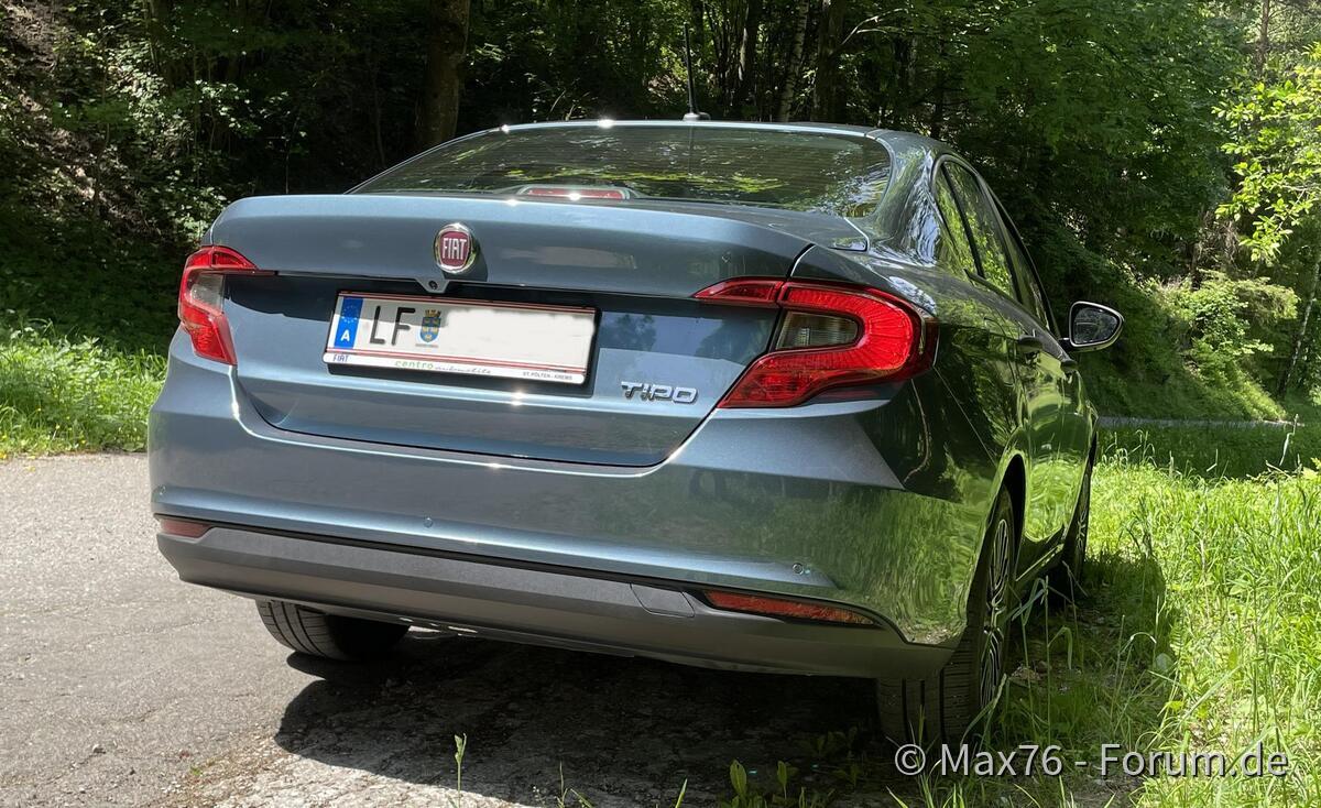Frisch geduscht ein kurzer Stopp am Waldrand.
