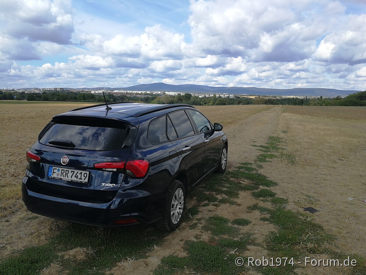 Frankfurt mit Aussicht auf der Taunus