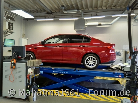 Bilder von der Hebebühne