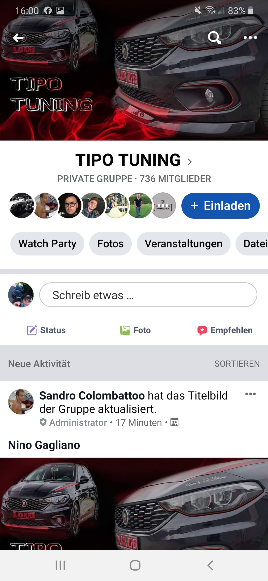 Black Viper bei Fb