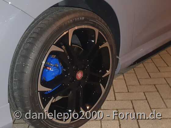 Bremssattell lackiert + Sommerfelgen