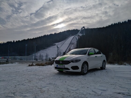 Skisprungschanze in Klingenthal