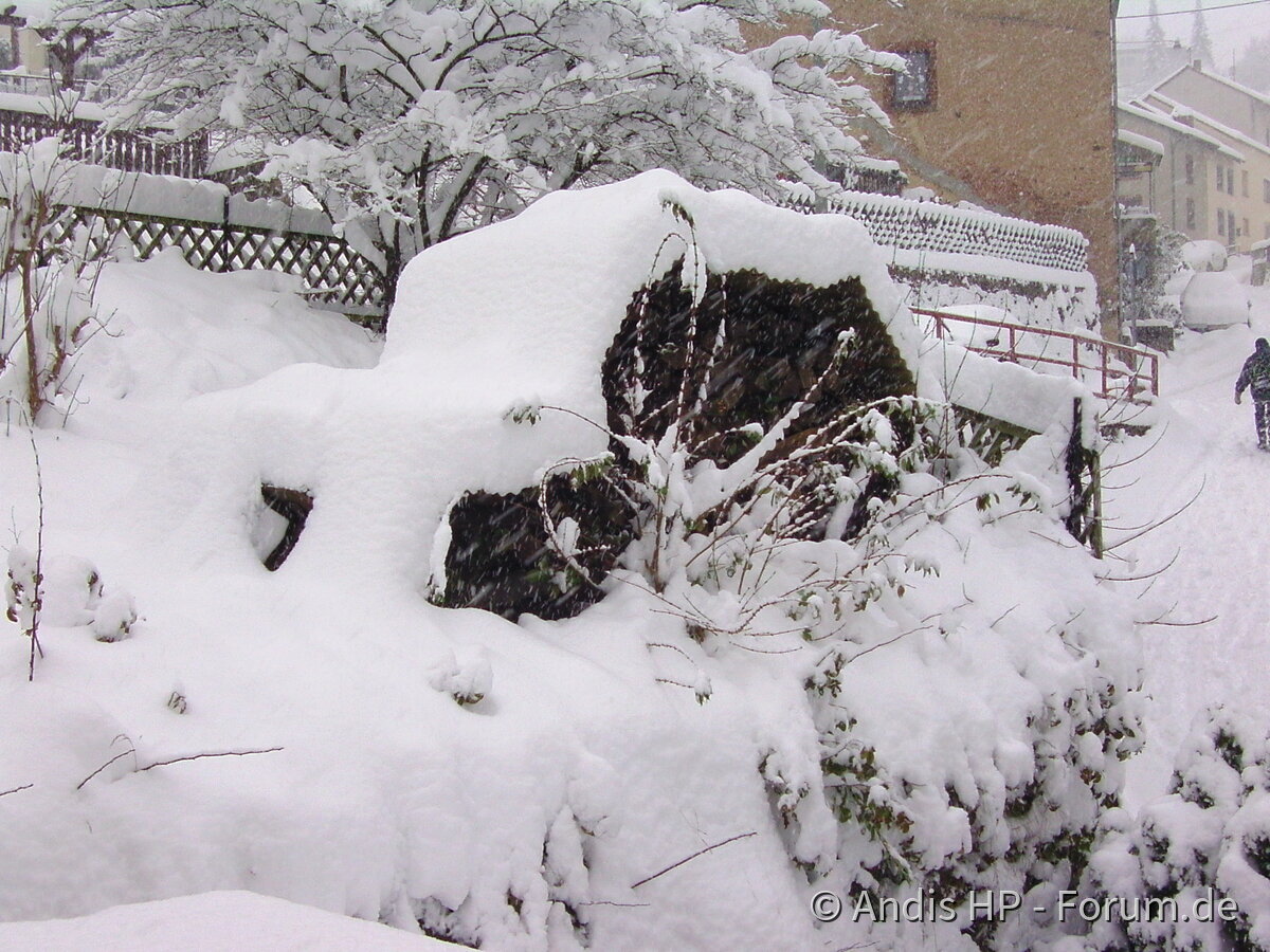 Vor fast genau 7 Jahren, der letzte Schnee