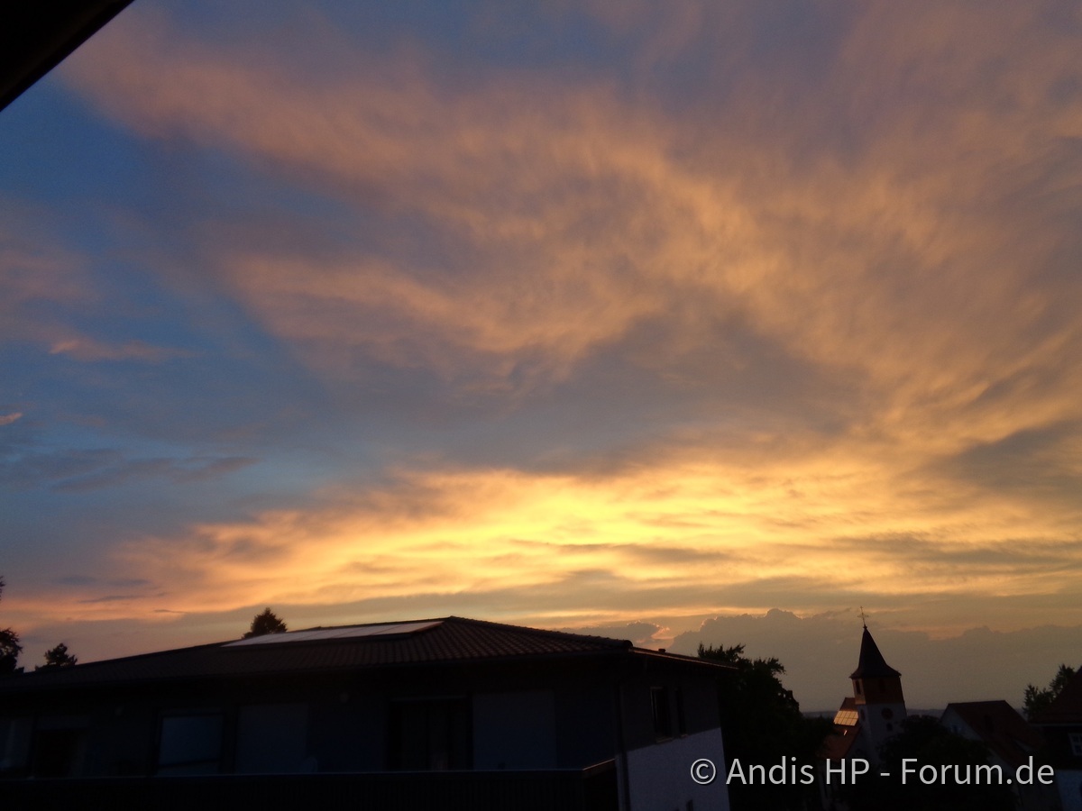 toller Sonnenuntergang auf´m Dobel