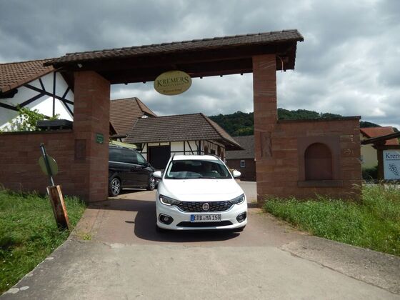 Sonntagsausflug zum Winzerhof, Pause unterwegs!