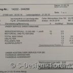 1. Inspektion Rechnung & Checkliste