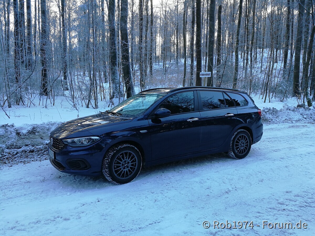 Schnee auf der Hoherodskopf