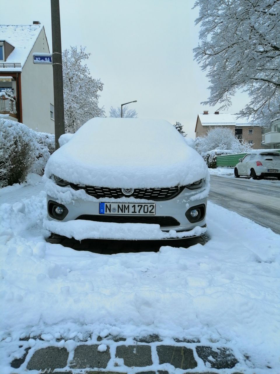 Der Schnee in Nürnberg