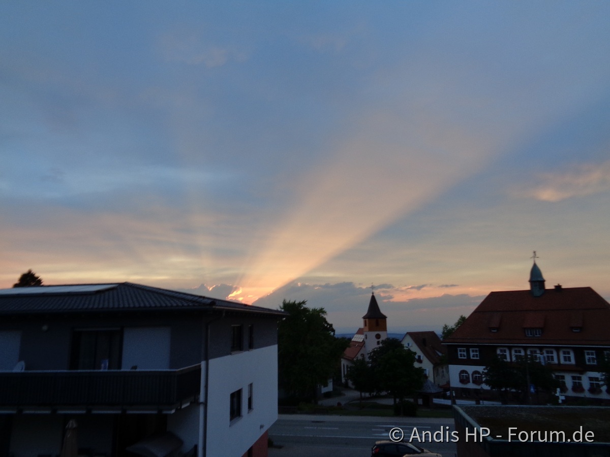 toller Sonnenuntergang auf´m Dobel