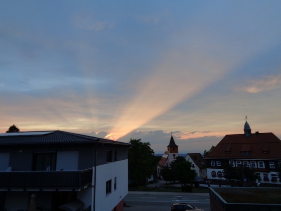 toller Sonnenuntergang auf´m Dobel