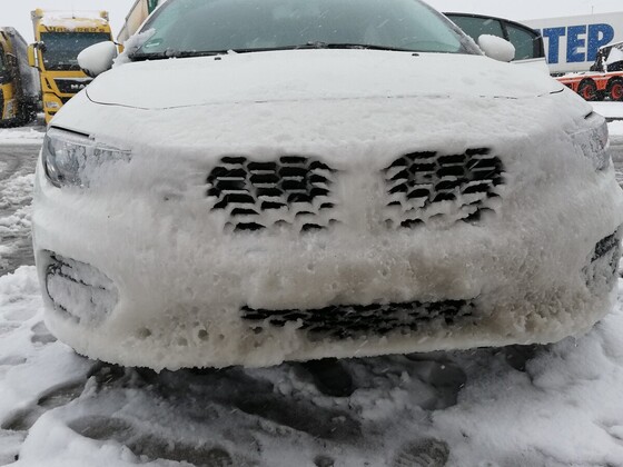 Bei Eis mutiert der Tipo gerne mal zum BMW