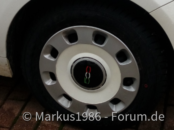 Radkappen sind jetzt auch drauf