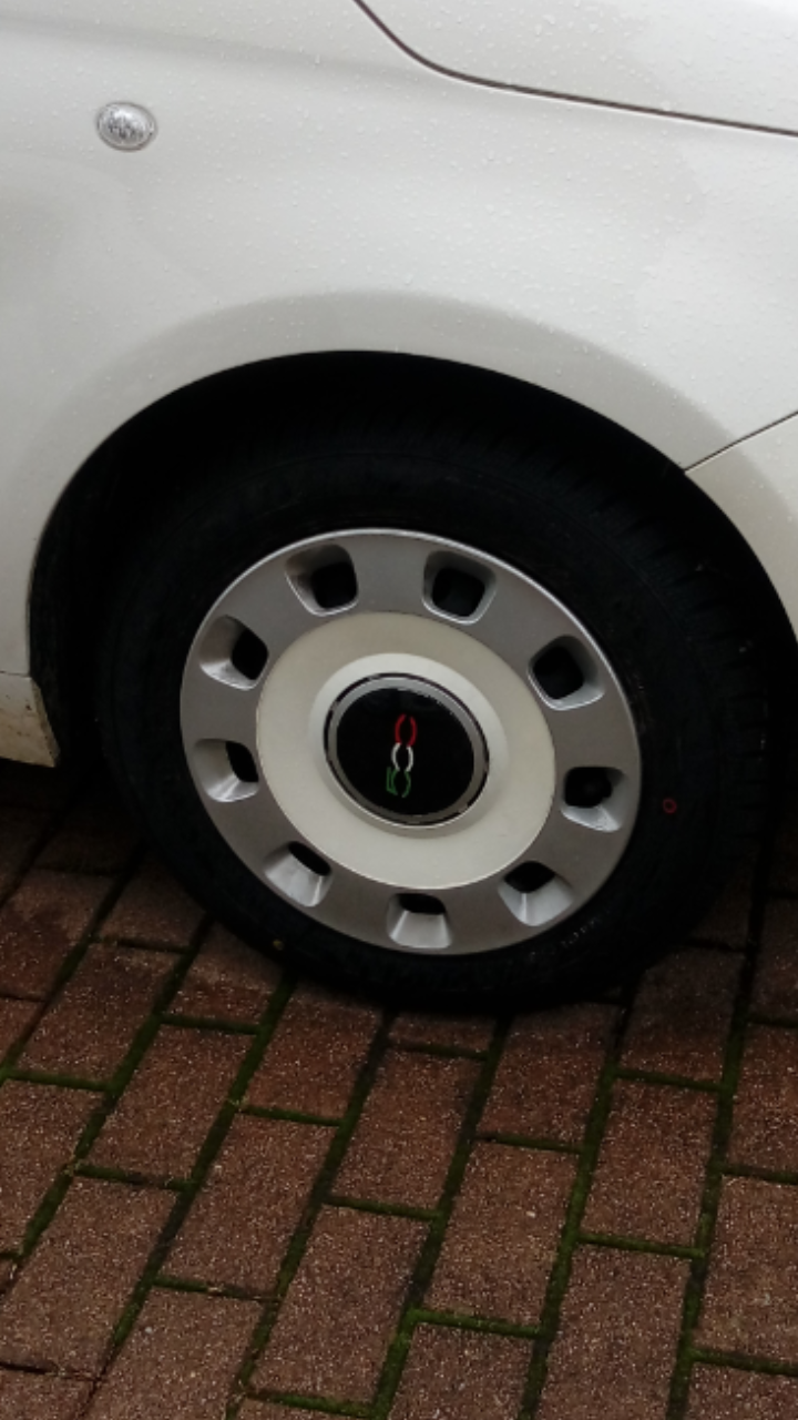 Radkappen sind jetzt auch drauf