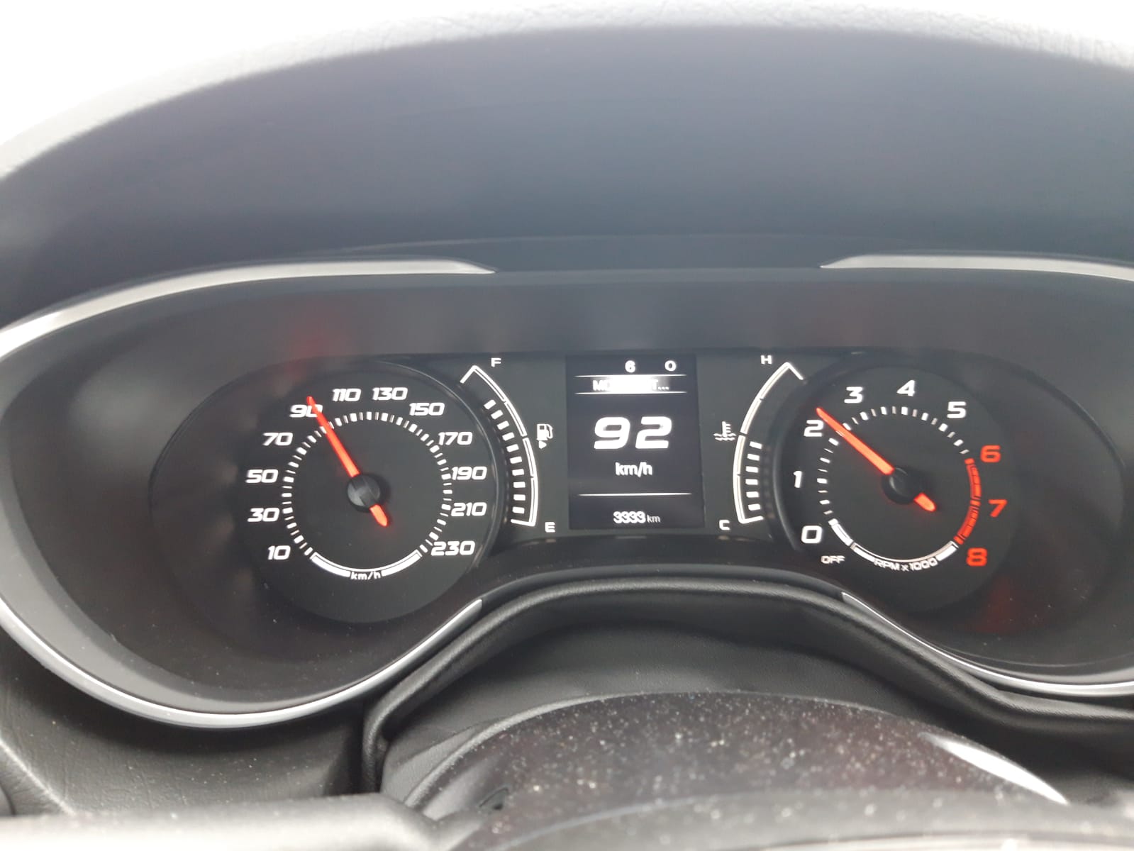 3333 km
