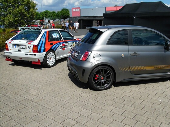 Abarth Day Deutschland 2018 Lancia Delta HF Integrale und Abarth 695 Biposto