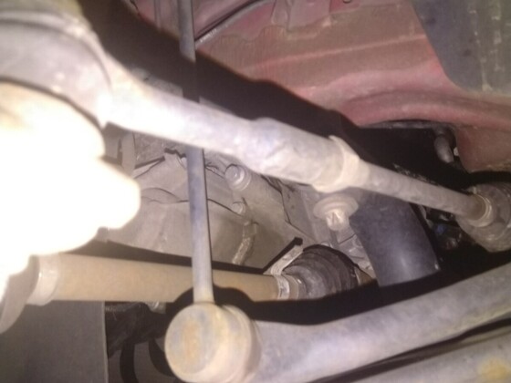 Blick unter das Blech