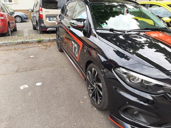 M3 Spiegelkappen mit Italia Fahne