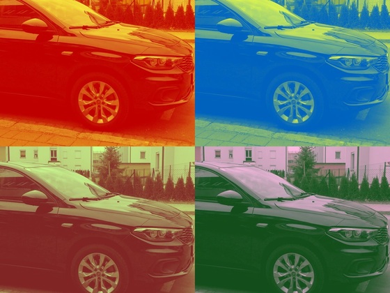 Das schönste Auto der Welt mal mit PopArt in Szene gesetzt :-)