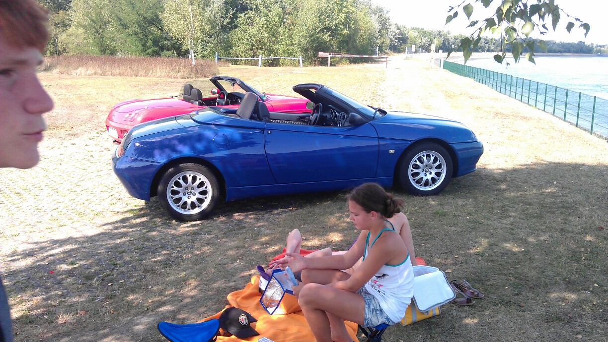 Sonntagsausflug vor einigen Jahren oben ohne.