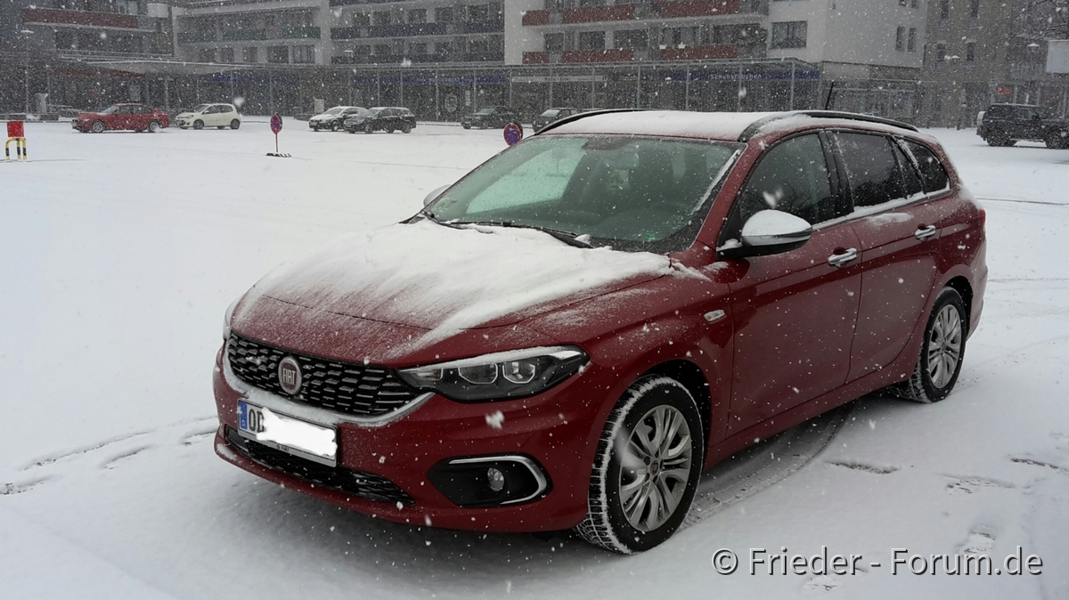 Ein Tipo im Schnee...