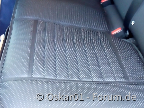 Sitzauflagen und 10,-euro Blende von Amazon