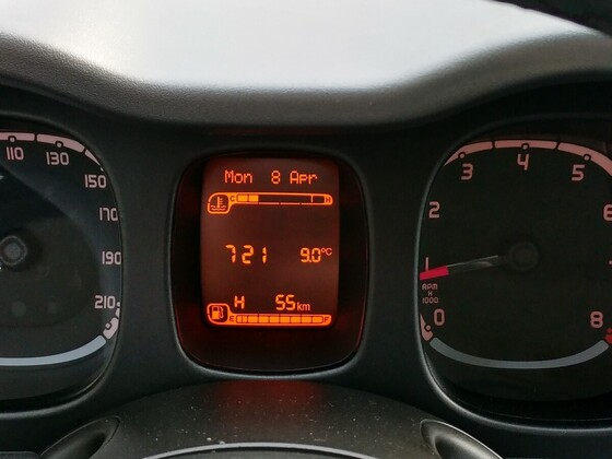 Ich darf mal wieder Panda fahren