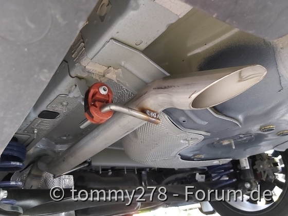 Sound clip 1.4 T-jet Cold start rear muffler delete
