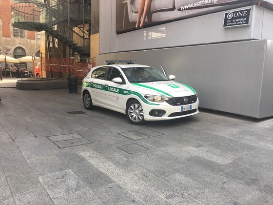 Fiat Tipo Polizeiwagen Mailand