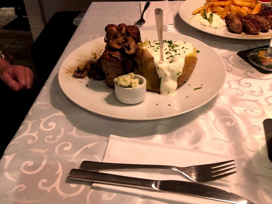 Mein 400 Gramm Steak
