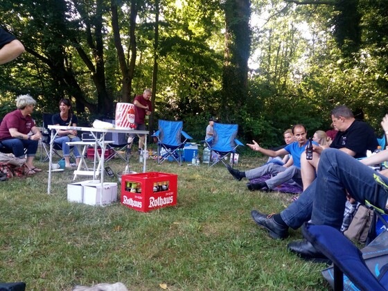 Gemütliches Grillen