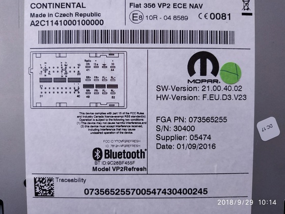 UConnect5 mit Navi (Anschlussplan)