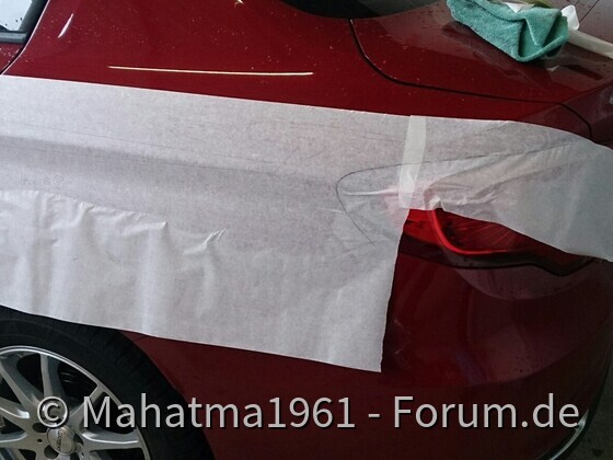 Tipo–Folierung – erste Vorbereitungen