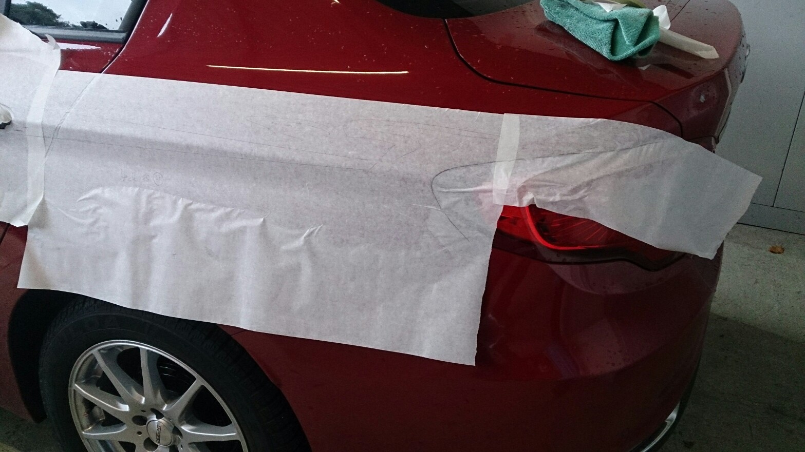 Tipo–Folierung – erste Vorbereitungen