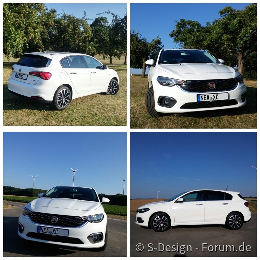 Unser gelato-weißer Hatchback.