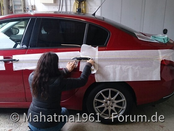 Tipo–Folierung – erste Vorbereitungen