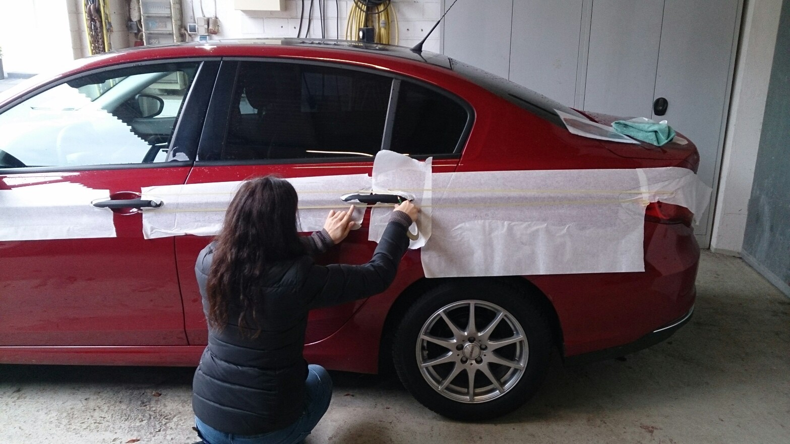 Tipo–Folierung – erste Vorbereitungen