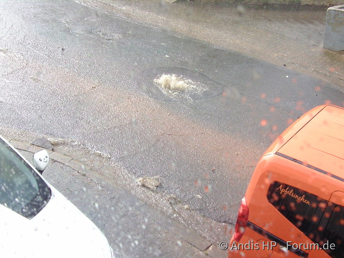Unwetter mit Sturm und Hagel