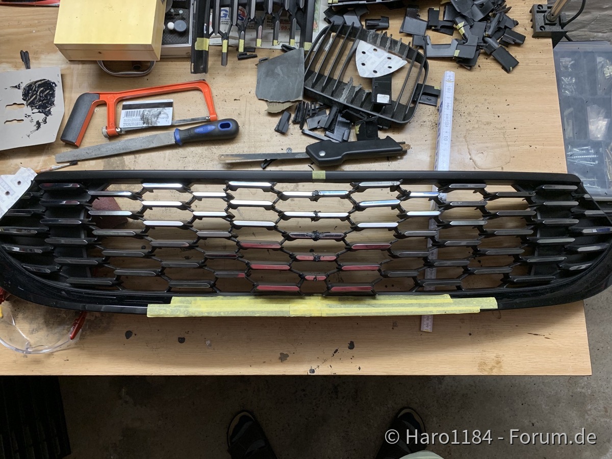 Cleaner Kühlergrill - heiße Endphase