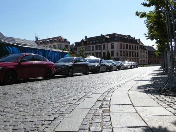 Parken nur für Tipos