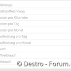 Durchschnittswerte Aktualisierung