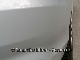 Vorher ohne Distanzscheibe