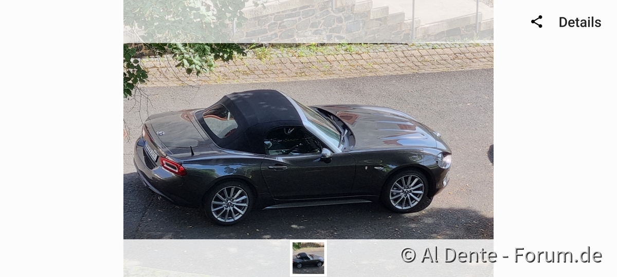 Mein Spider unterhalb der Burg Lißberg