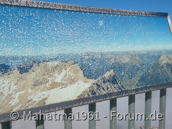 Tipo fast auf der Zugspitze