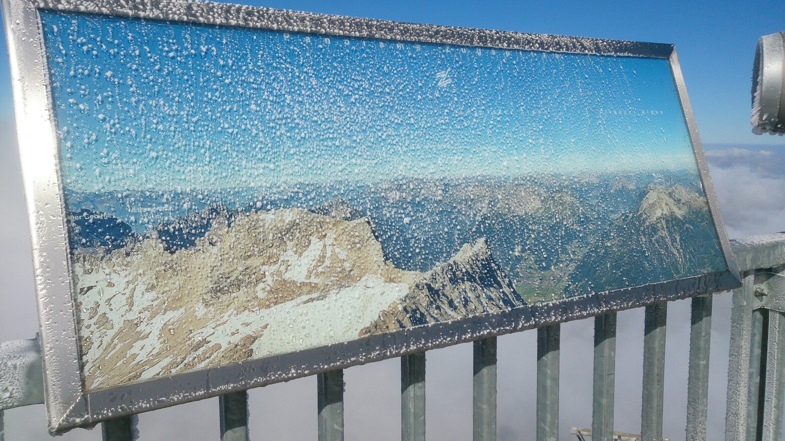 Tipo fast auf der Zugspitze