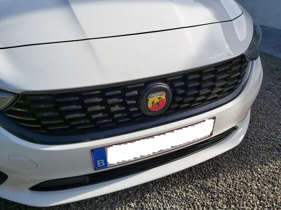 few small mods to my car, ( abarth logo's & and muffler delete )