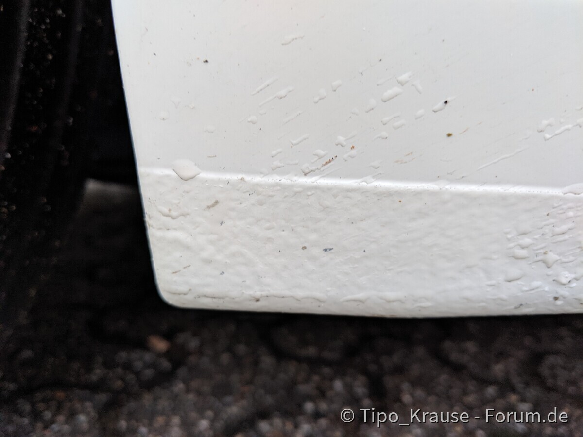 Da ist doch glatt der Lack ab